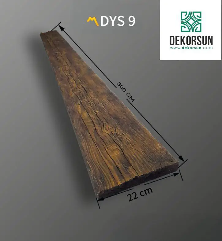 22'lik  Ahşap Görünümlü Poliüretan Kalas Tahta