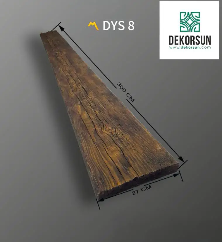 27'lik  Ahşap Görünümlü Poliüretan Kalas Tahta