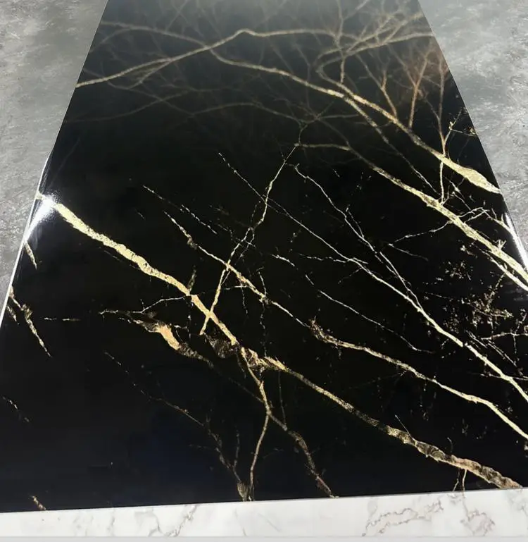 PVC Duvar Paneli BLACK GOLDEN 122*244cm