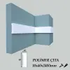 Polimer Duvar Çıta 244cm