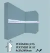 Polimer Duvar Çıta 244cm
