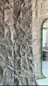 60x290 cm Kaya Desenli Duvar Paneli Gri 